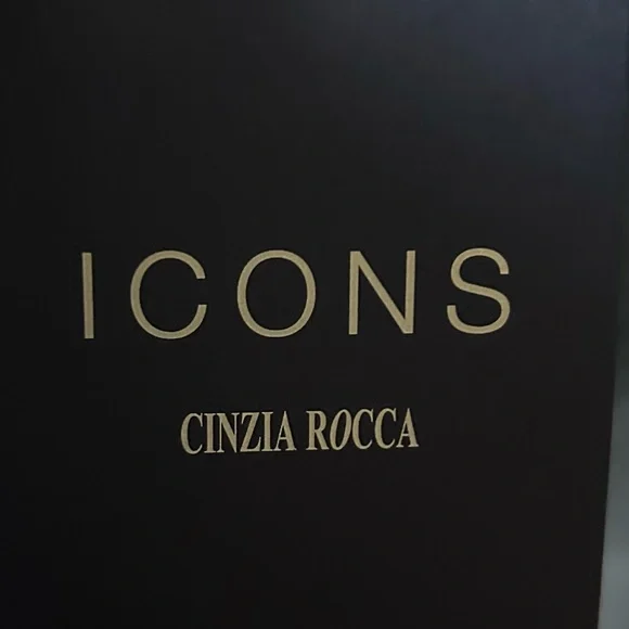 NWT! Cinzia Rocca Icons Wool/ Cashmere Coat With Stand up Collar Black size 12 - Picture 11 of 12